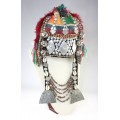 potcap tribal sino-tibetan " Akha ". Burma cca 1960